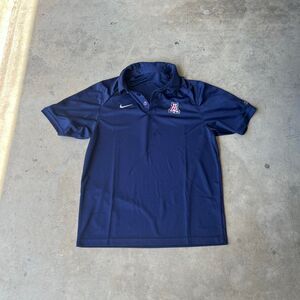 Nike ASU Arizona State University Navy Polo Dri Fit Men size M